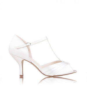 Belvoir  Size 4  Ivory Peep Toe T-Bar Bridal Shoe by Paradox London. Were £79 Now £49.95