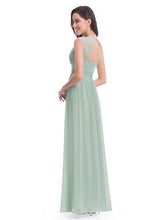 Load image into Gallery viewer, Clearance - Grecian Style Bridesmaid Dress - Mint Green -  Size 12