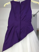 Load image into Gallery viewer, Girls Ivory/Violet Flower Girl Dress by Linzi Jay - Age 6