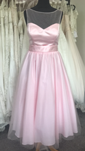 Load image into Gallery viewer, Shop Sample - Baby Pink Tea length Bridesmaid Dress by Linzi Jay Size 16 - EN395