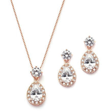 Load image into Gallery viewer, Margot Rose Gold Pendant Set