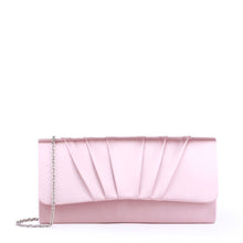 Load image into Gallery viewer, Darrah  -  Blush Ruched Clutch Bag