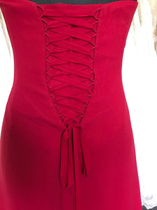 Ex Shop Sample EN060  - Corset back strapless Bridesmaid Dress by Linzi Jay - Size 18