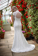 Load image into Gallery viewer, Gracious - Nicola Anne Ivory Lace Bridal Gown  Size 14