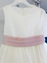 Load image into Gallery viewer, Girls Satin &amp; Tulle Flower Girl Dress