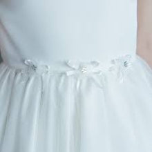 Load image into Gallery viewer, Girls Ivory Flower Girl Dress by Linzi Jay - Age 8
