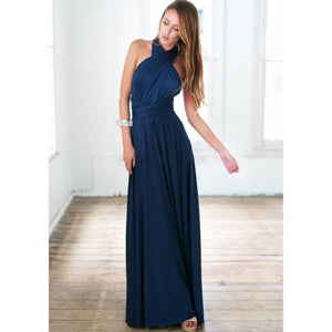 Clearance - Multiway Prom Gown/Bridesmaid Dress in Navy Blue